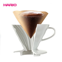 HARIO 日本進口咖啡濾紙V60原木便攜滴漏式 VCF100枚02號