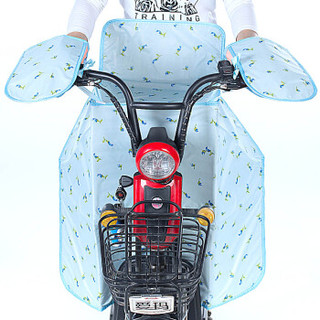 杰士爱堡罗 Jieshiaibaoluo 电动摩托车挡风被夏季防晒罩电瓶车把套分体遮阳罩防水薄款