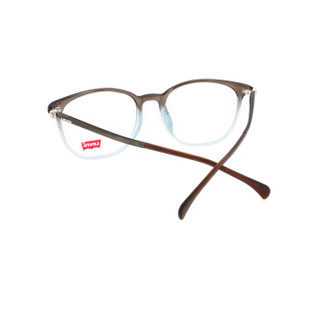 李维斯（Levi's）眼镜框 灰蓝色全框板材超轻近视光学眼镜架男女款眼镜框 LS03110 C05 53mm