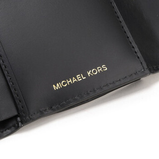MICHAEL KORS 迈克·科尔斯 BLAKELY系列 钱包 皮革女士短款钱包钱夹 32S8GZLD5L BLACK  黑色