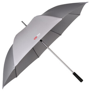 清野の木 德式高尔夫伞 超大号长柄直杆雨伞 加大加固防强风晴雨两用伞灰色 直径125cm