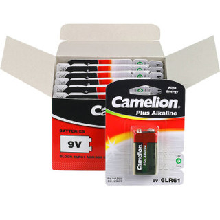 飞狮（Camelion）碱性电池 干电池 6LR61/9V/9伏 电池 12节 万用表/烟雾报警器/话筒/麦克风/医疗仪器