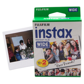 富士INSTAX 立拍立得 wide宽幅相纸 40张套装 炫彩生活(适用于wide300)