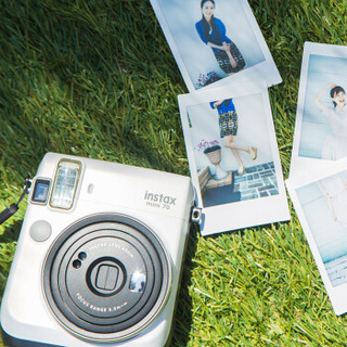 富士INSTAX 立拍立得 一次成像相机 MINI70相机 皓月白