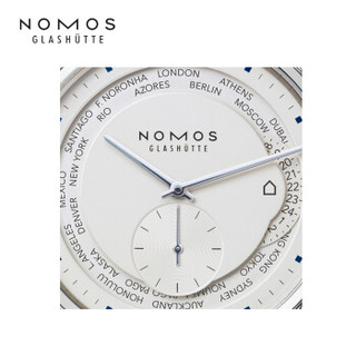 NOMOS Zurich系列805 经典透底款 世界时间自动机械德表男表七夕送礼物