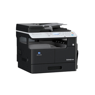 柯尼卡美能达 KONICA MINOLTA bizhub 306 A3黑白复合机 激光打印机 复印机 扫描一体机 （含双面输稿器）