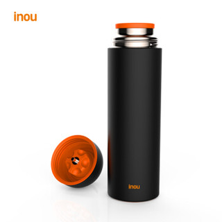 inou CB01A-H 不锈钢保温杯 430ml 黑色