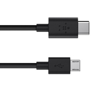 贝尔金（BELKIN）USB-C/Type-C转Micro USB 同步/充电线480Mbps高速传输3A快速充电数据线适用于华为/小米等