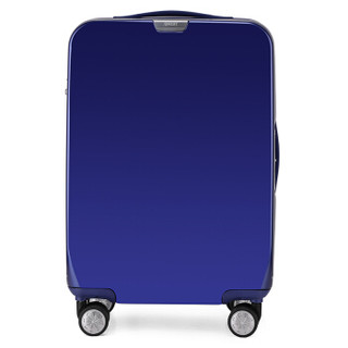 SUMMIT 拉杆箱PC812指纹解锁智能多功能防盗旅行箱登机行李箱 蓝色 20英寸