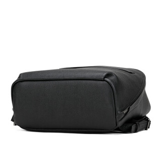 Lipault 欧美时尚牛皮双肩包 休闲简约女士背包旅行书包纯色包包P62*01014黑色