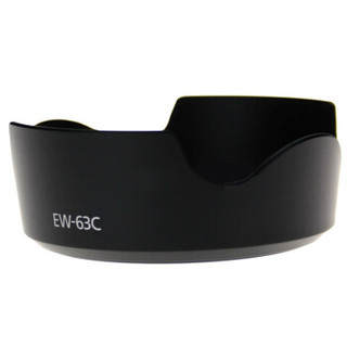 奇乐思（KEYLUCKS）EW-63C 卡口遮光罩可反扣 适合EF-S 18-55mm f/3.5-5.6 IS STM相机镜头70D/700D/100D等