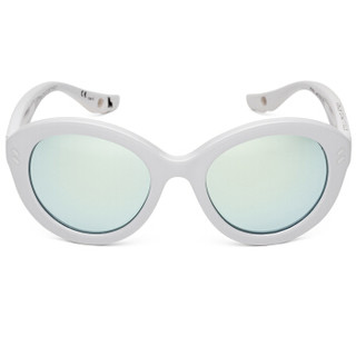丝黛拉麦卡妮Stella McCartney太阳镜男女款 时尚猫眼框型儿童墨镜 SK0039S-002 灰白镜框淡蓝镜片 47mm
