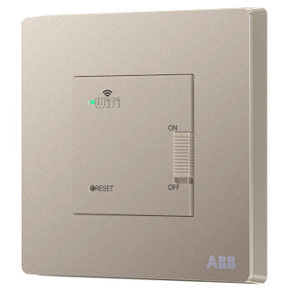 ABB开关插座面板 带POE功能WIFI插座 轩致系列 金色 AF335-PG