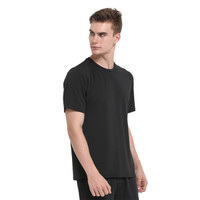 BXMAN BXMAN速干圆领衫宽松男T恤短袖健身背心夏季跑步衫 2018BXSSRT02 RT02黑色 185XXL