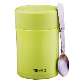 THERMOS 膳魔师 TCLA-470-S 不锈钢焖烧壶 470ml 荧光绿