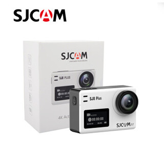 SJCAM SJ8Plus 4K运动相机智能摄像机户外航拍潜水防抖相机 遥控相机 白色