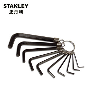 史丹利 (STANLEY)10件套公制链式内六角扳手(1.5-10mm) STMT69213-8-23