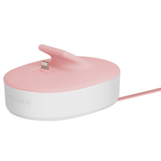 摩米士 MOMAX 苹果创意充电器底座 苹果MFI认证数据线座充 粉色 适用于iPhoneXSMax/XR/X/8/7/6splus等