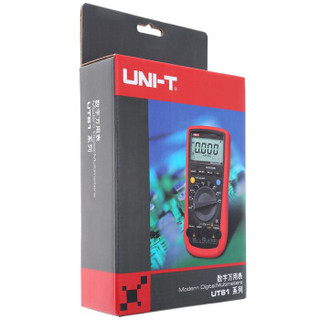 优利德（UNI-T）UT61C 智能型数字万用表多功能高精度数显万用表防烧防误测电表 3 5/6位