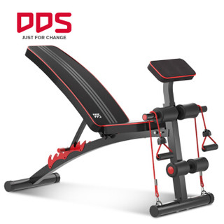 多德士多功能健身椅哑铃凳仰卧起坐健身器材家用腹肌板飞鸟卧推凳DDS1208B