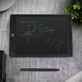 猫太子（MAOTAIZI）液晶手写板小黑板 学生文具用品 儿童触控写字板手绘画板 12英寸黑色