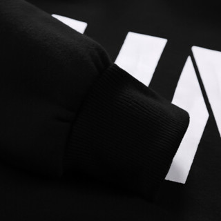 AEMAPE/美国苹果 长袖套装男连帽字母休闲运动卫衣外套 APD31 黑色 4XL