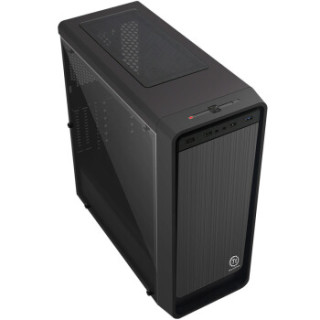 Tt(Thermaltake)启航者S5 黑色 中塔机箱(支持24cm水冷排/侧透/背部理线/U3/支持长显卡/游戏机箱)