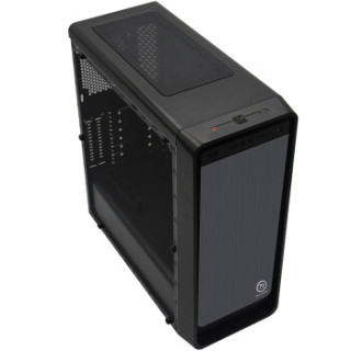 Tt(Thermaltake)启航者S5 黑色 中塔机箱(支持24cm水冷排/侧透/背部理线/U3/支持长显卡/游戏机箱)