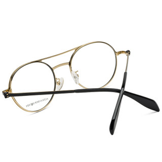 亚历山大·麦昆Alexander McQueen eyewear光学镜架男款 经典圆形光学镜架 AM0175O-001 黑色镜框 52mm