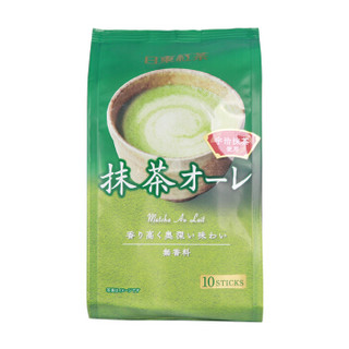 日本进口日东红茶（ROYAL MILK TEA）冲饮奶茶粉 北海道抹茶欧蕾奶茶10条入 120g