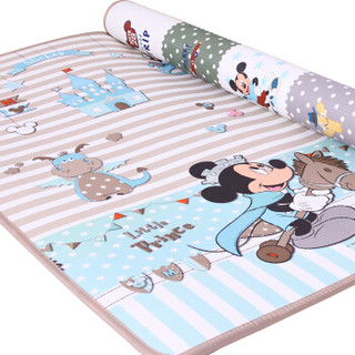 迪士尼Disney 正版 米奇王子 XPE双面成卷安全环保婴幼儿整张爬行垫卡通防潮儿童游戏垫 180*200*2cm(单片装)