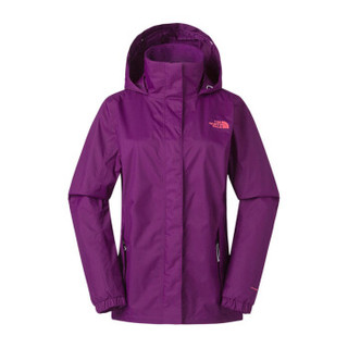 THE NORTH FACE 北面 女款冲锋衣 A3CGN 紫色 XL