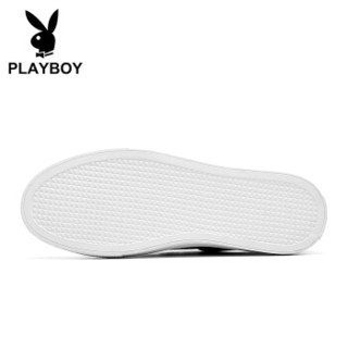 PLAYBOY 花花公子 男士英伦时尚平底休闲低帮帆布鞋 DS85174