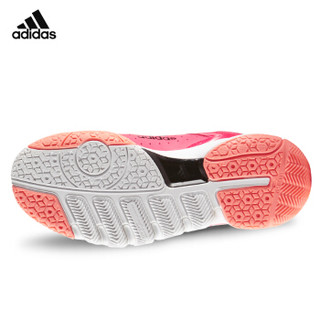 adidas 阿迪达斯 QUICKFORCE  羽毛球鞋女款 透气止滑耐穿减少磨损运动鞋 AF4898 红色 38码/5.5