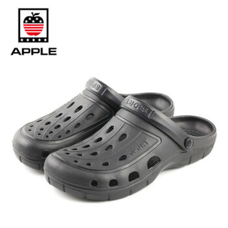 APPLE 苹果鞋 XDB-1705 男士透气防滑软底镂空洞洞一脚拖凉鞋 XDB-1705