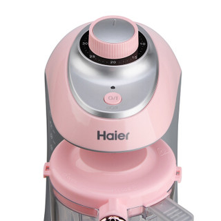 海尔(Haier) 婴儿自动辅食料理机 蒸煮搅拌一体机 多功能蒸煮电动研磨器 机械款HBB-B0104（蓝色）