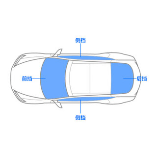 龙膜（Llumar） 汽车贴膜 太阳膜 隔热膜 单前挡 悦享75 轿车SUV通用 包施工 汽车用品（厂家直发）