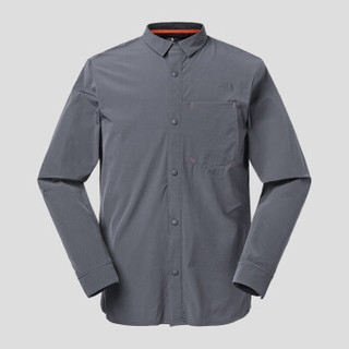 THE NORTH FACE 北面 19春夏新品 男款速干长袖衬衣 A3RKP  灰色 2XL