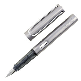 德国进口凌美LAMY Al-star恒星钢笔 银灰色 EF笔尖 钢笔套装+派克 PARKERIM2015系列 纯黑丽雅白夹墨水笔