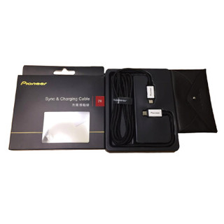 Pioneer(先锋) UCC2-S100 USB TYP-C TO USB TYP-C 高质感传输充电线/黑色1米/不怕折/合金头/收纳专用皮套