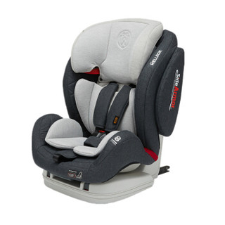 惠尔顿（Welldon）指挥家 宝宝汽车儿童安全座椅 ISOFIX接口  3C认证 9个月-12岁 深空灰