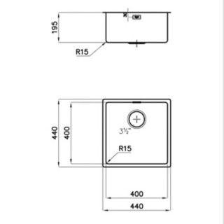 高仪（GROHE） 水槽单槽 意大利原装进口 AISI 304 (18/10)不锈钢台下/台上 单槽水槽