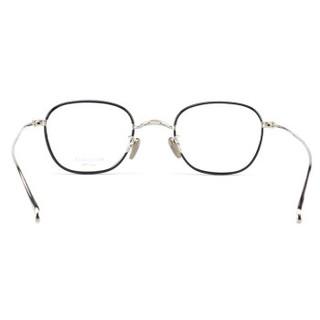 MASUNAGA增永眼镜男女复古手工全框眼镜架配镜近视光学镜架GMS-199TC #24 黑框银腿