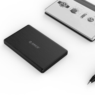 奥睿科(ORICO)2.5英寸移动硬盘盒Type-C接口USB3.1Gen2/10Gbps 创意7mm专用外置盒 黑色 2578C3-G2
