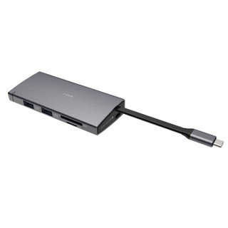 京东京造 Type-C扩展坞10合1 USB-C转HDMI/PD充电转换器数据线  华为P20/Mate20苹果MacBook4K/三星dex拓展坞