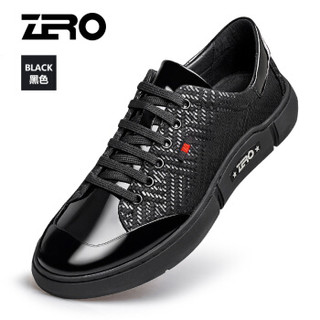 ZERO 韩版时尚简约透气潮流头层羊皮休闲男士皮鞋 S9100