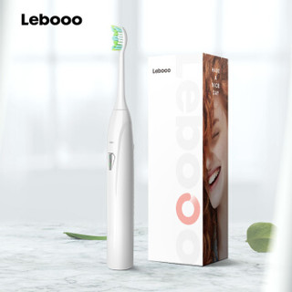 力博得（Lebooo）声波电动牙刷成人全自动牙刷感应充电XV 皓月白