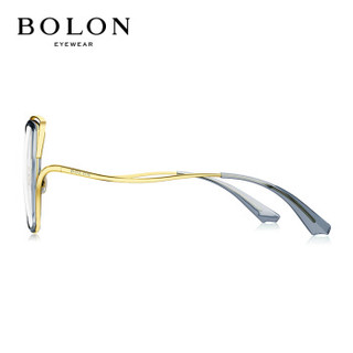 暴龙BOLON太阳镜新款女款时尚眼镜多边形框墨镜BL6078C70