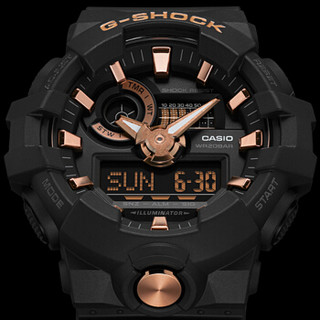 CASIO 卡西欧 G-SHOCK YOUTH系列 53.4毫米石英腕表 GA-710B-1A4