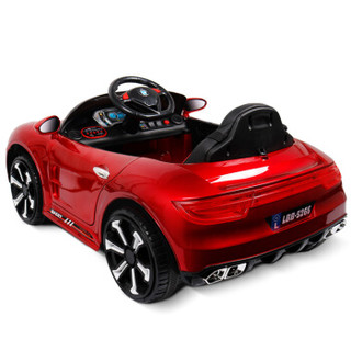 sleaves 塞利维斯 儿童电动车四轮可坐人遥控电动玩具汽车跑车小孩宝宝摇摆童车